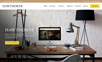 Hawthorne Super Theme screenshot
