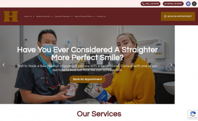 hawthornedental.com.au screenshot