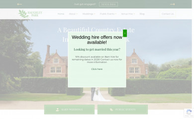 haughleypark.co.uk screenshot
