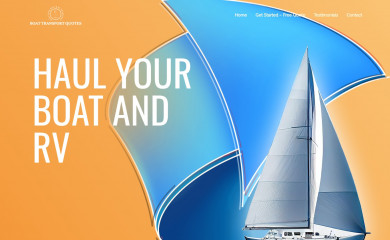 haulyourboatandrvtransport.com screenshot