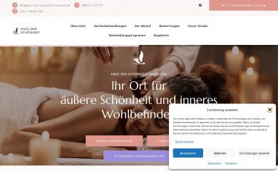 haus-der-schoenheit-saarlouis.de screenshot