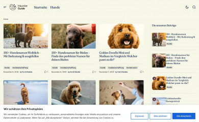 haustier-guide.de screenshot