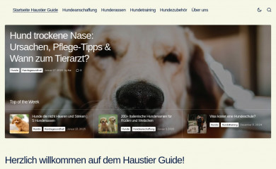 haustier-guide.de screenshot