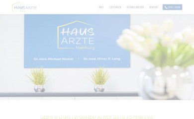 hausarzt-nabburg.de screenshot