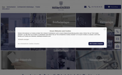 hausderschlösser.at screenshot