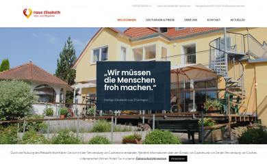 hauselisabeth.info screenshot