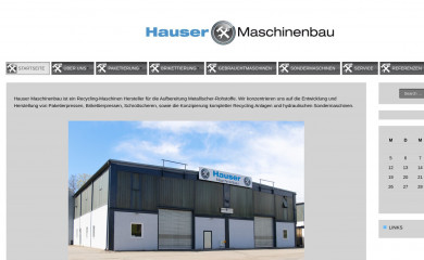 hauser-maschinenbau.at screenshot