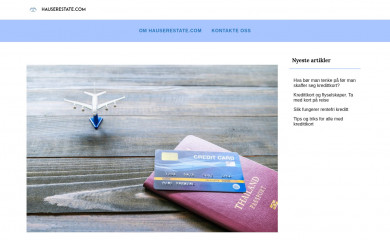 hauserestate.com screenshot