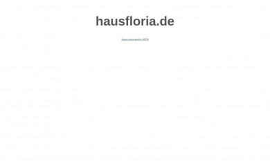 hausfloria.de screenshot