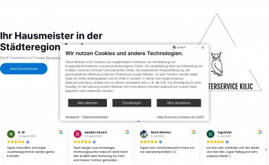 hausmeisterservice-kilic.de screenshot