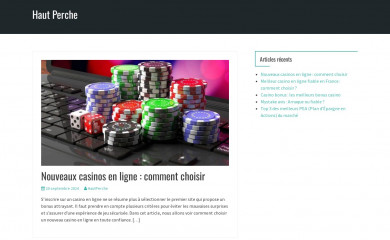 hautperche.fr screenshot