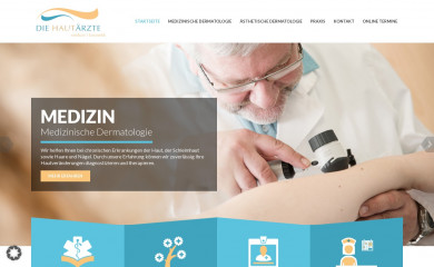 hautärzte-braunschweig.de screenshot