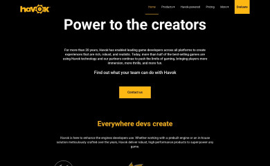 havok.com screenshot
