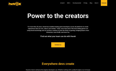 havok.com screenshot