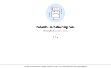 hazardousareatraining.com screenshot