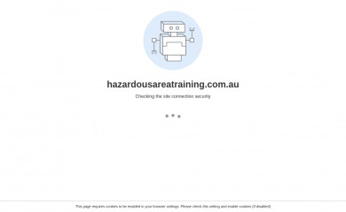 hazardousareatraining.com.au screenshot