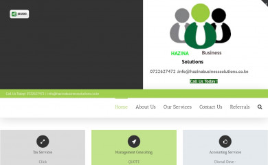 hazinabusinesssolutions.co.ke screenshot
