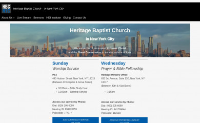 hbcnyc.org screenshot