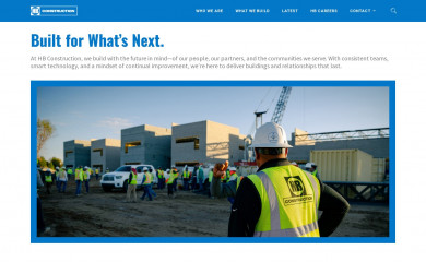 hbconstruction.com screenshot