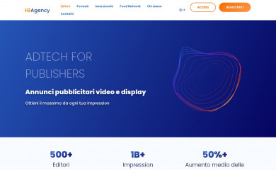 hbagency.it screenshot