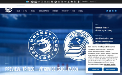 hc-vitkovice.cz screenshot