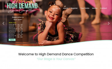 hddancecompetition.com screenshot