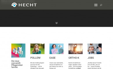 hecht-contactlinsen.de screenshot