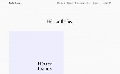 hectoribanez.com screenshot