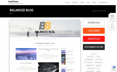Balanced Blog screenshot