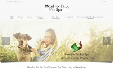 headtotailpetspa.com screenshot
