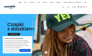 headwear.com.pl screenshot
