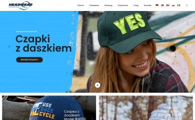 headwear.com.pl screenshot