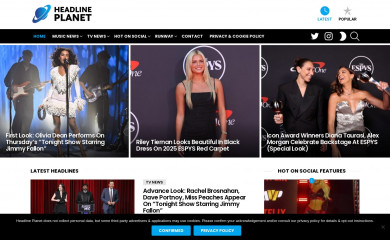 headlineplanet.com screenshot