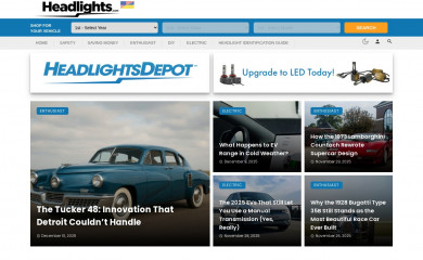 headlights.com screenshot