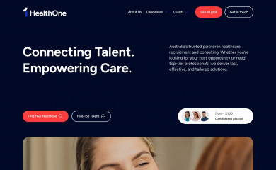 healthonegroup.com.au screenshot