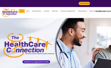healthcare-connection.org screenshot