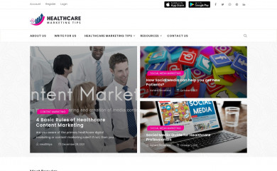 healthcaremarketingtips.in screenshot