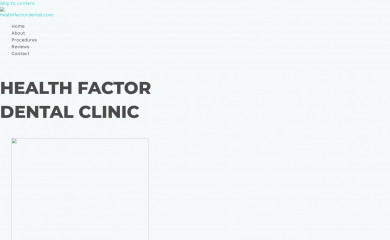 healthfactordental.com screenshot