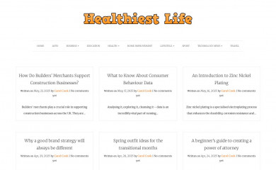 healthiestlife4me.com screenshot