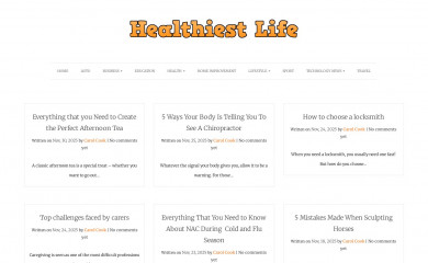 healthiestlife4me.com screenshot