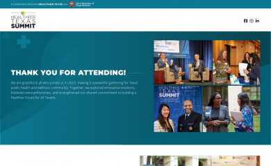 healthiertexassummit.com screenshot