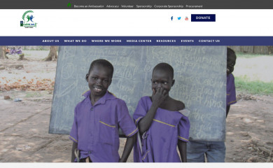 healthlinksouthsudan.org screenshot