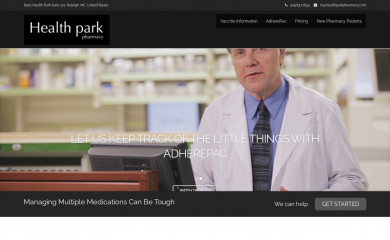 healthparkpharmacy.com screenshot