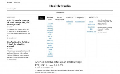 healthstudio.org.in screenshot
