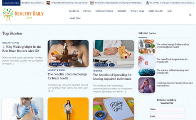 healthydailyclub.com screenshot