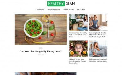 healthyglam.net screenshot
