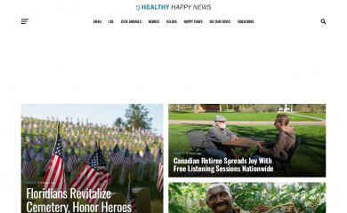 healthyhappynews.com screenshot