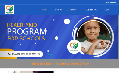 healthykid.in screenshot