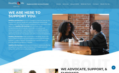 healthylifeservices.com.au screenshot