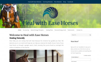 healwitheaseforhorses.com screenshot